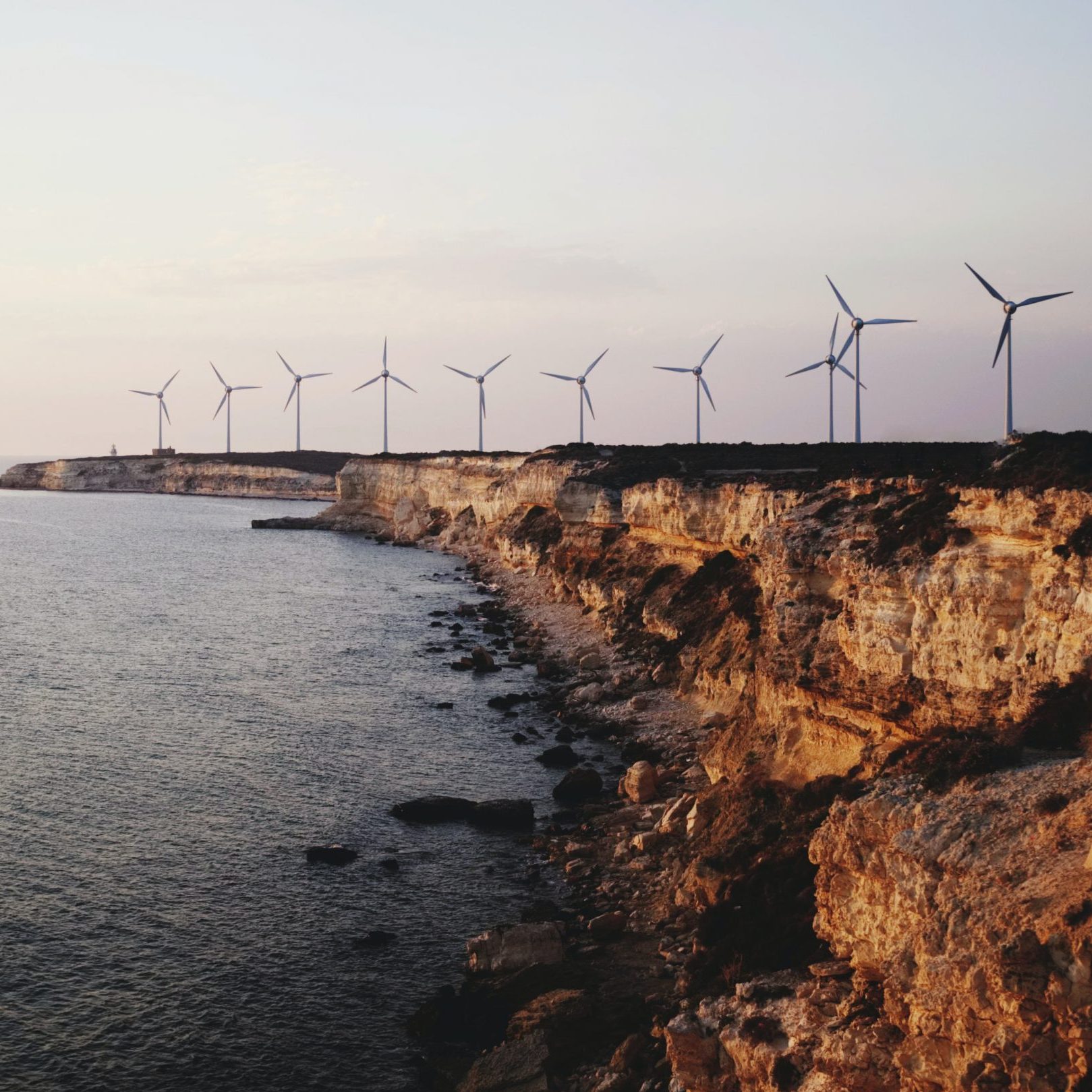 Wind Turbines Stock image