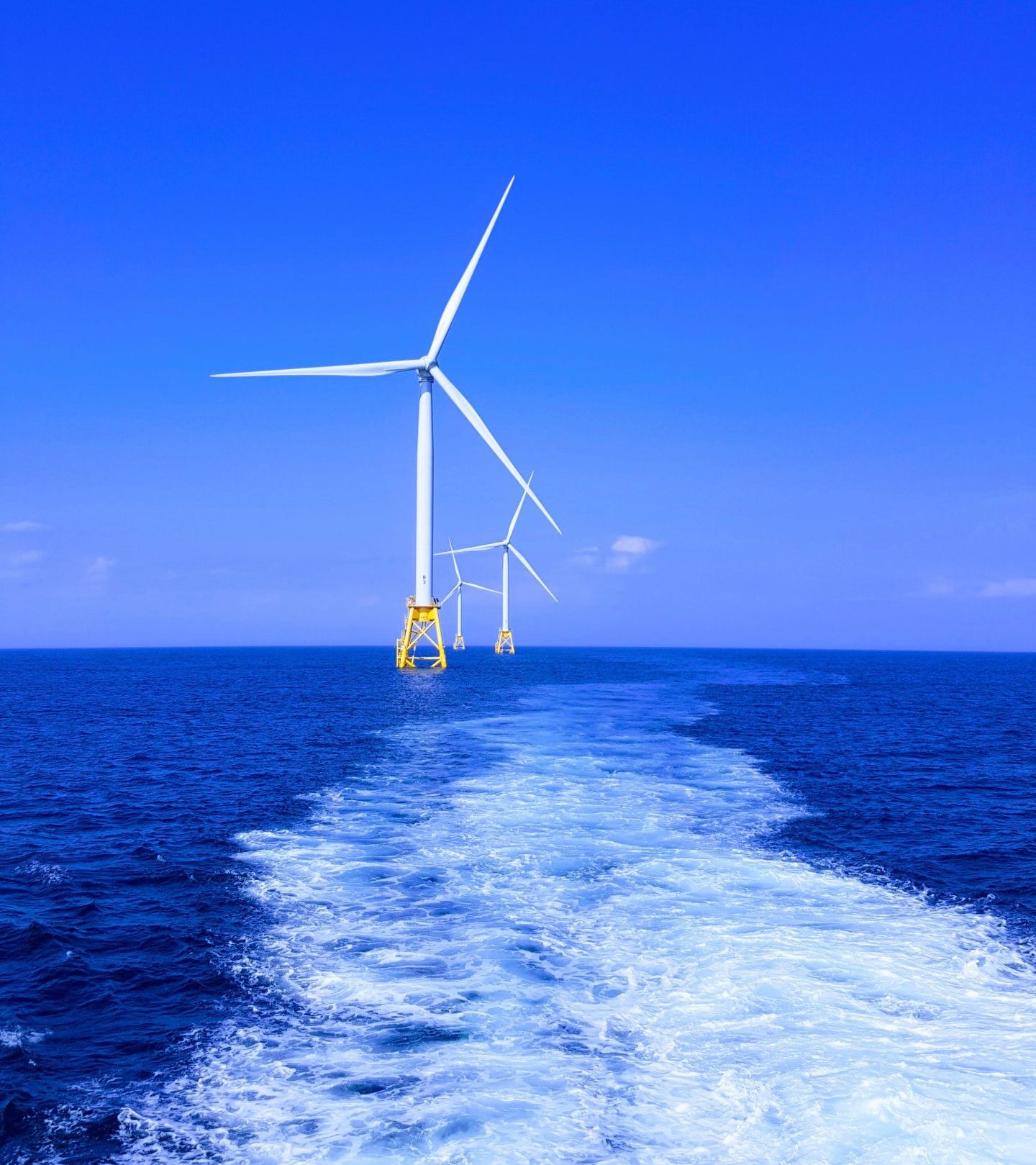Wind Turbines In Water Stock Image